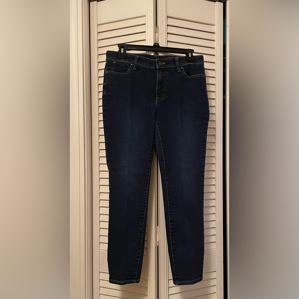 Talbots Dark Indigo Slim ankle Jeans